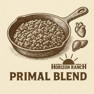 primal ground beef organ meat blend Texas - Horizon Ranch